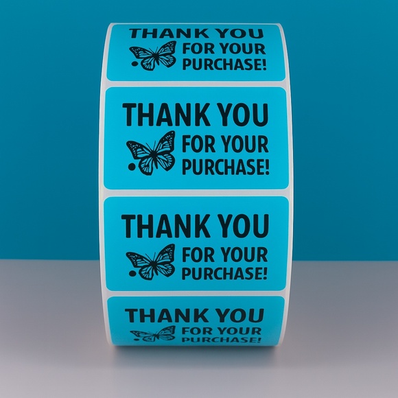 Thank You for Your Purchase Stickers –Labels for Small Business packaging - Picture 6 of 10